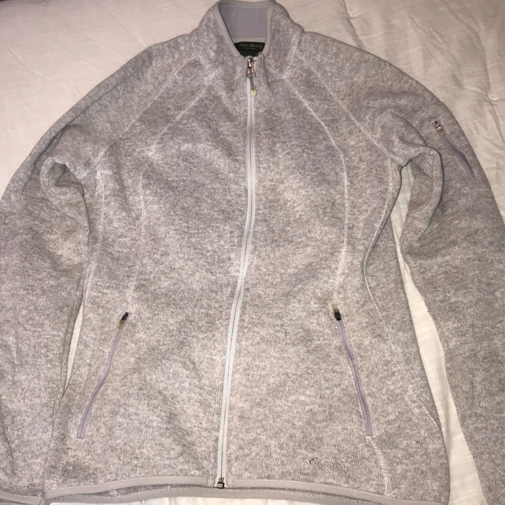 Grey Eddie Bauer zip up